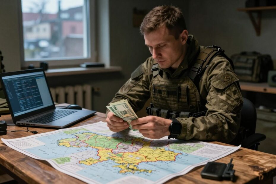 Ile zarabia najemnik na Ukrainie