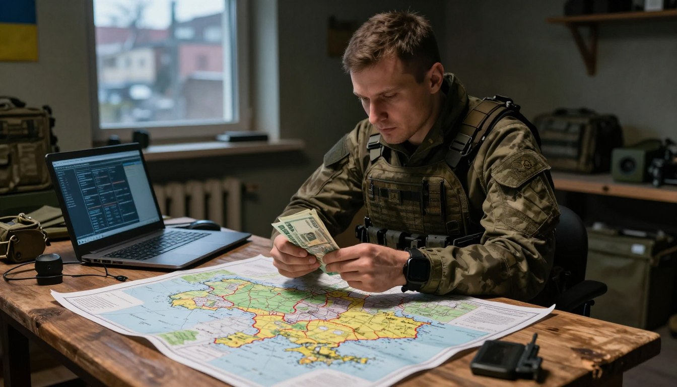 Ile zarabia najemnik na Ukrainie